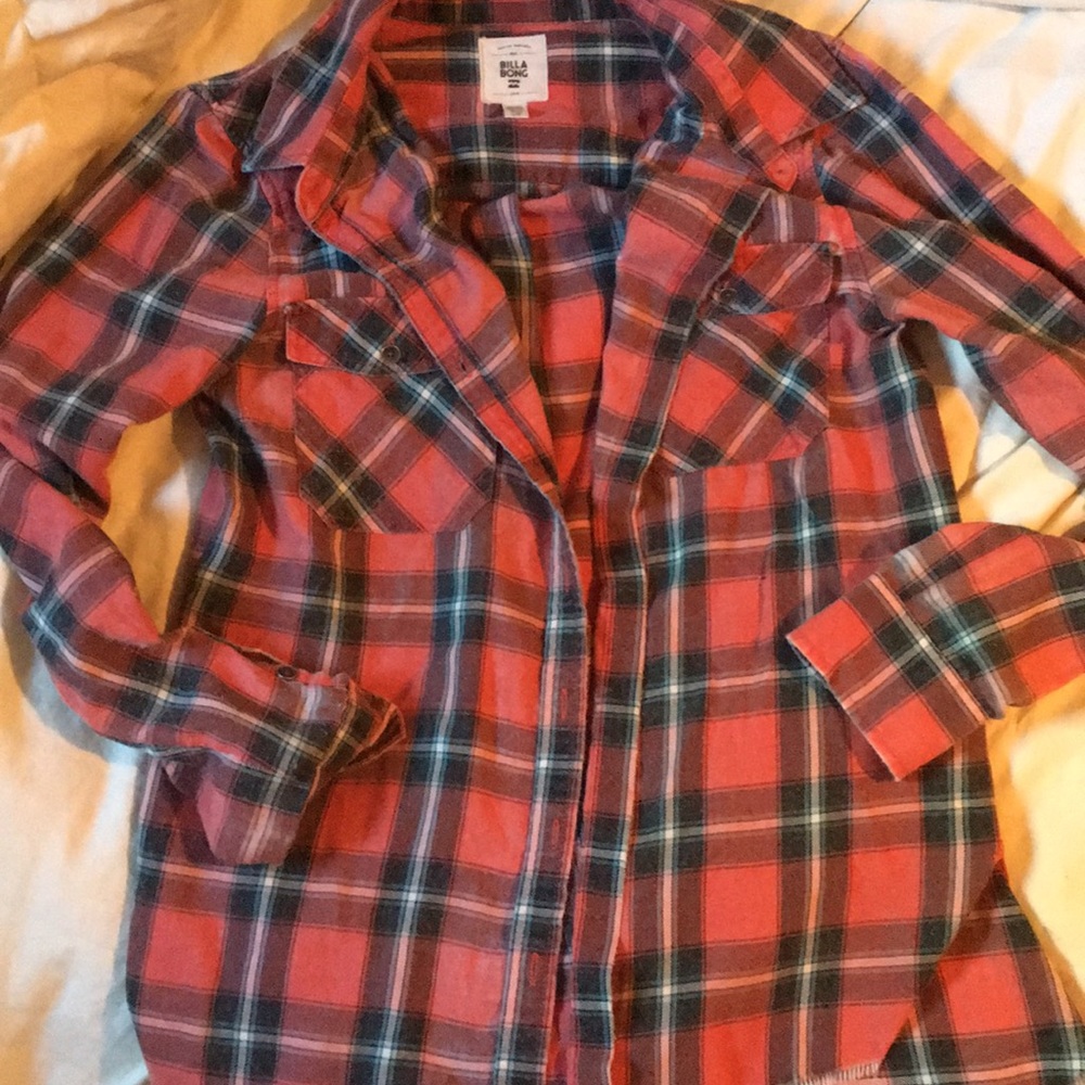 Billabong Red Flannel